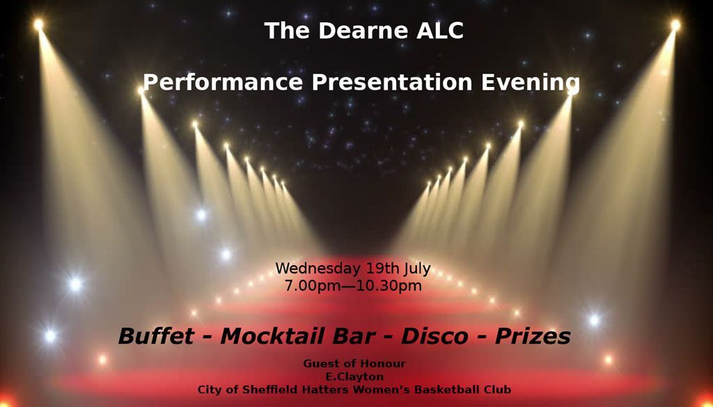 The Dearne ALC Performance Presentation Evening