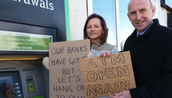 MP Gives Backing as Petition Saves Cash Machine